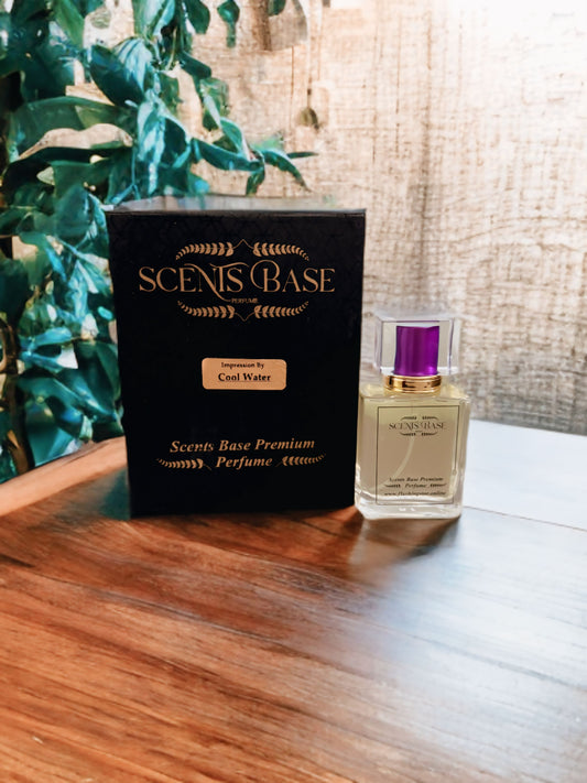 SCENTS BASE PRESENTS IMPRESSION BY COOL WATER MAN PERFUME 50 ML